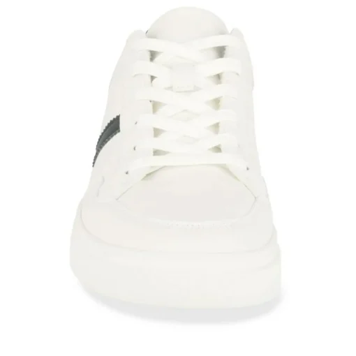 Baskets BLANC Homme Motif Uni Lacets
