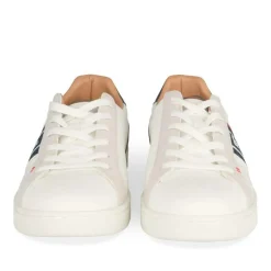 Baskets BLANC Homme Motif Uni Lacets
