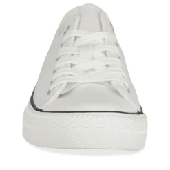 Baskets BLANC Homme Motif Uni Lacets