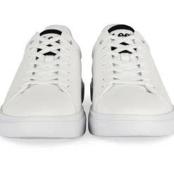 Baskets BLANC Homme Motif Uni Lacets