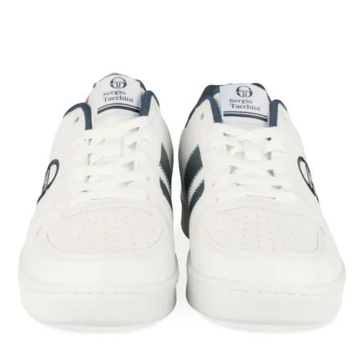 Baskets BLANC Homme Motif Uni Lacets