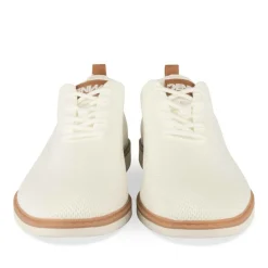 Baskets BLANC Homme Motif Uni Lacets