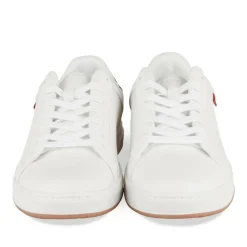 Baskets BLANC Homme Motif Uni A Enfiler