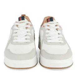 Baskets BLANC Homme Motif Uni Lacets
