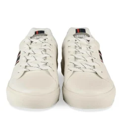 Baskets BLANC Homme Motif Uni Lacets