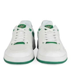 Baskets BLANC Homme Motif Uni Lacets
