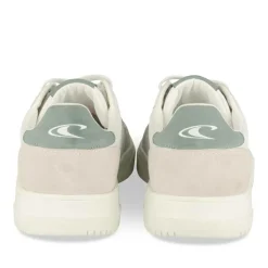Baskets BLANC Homme Motif Uni Lacets