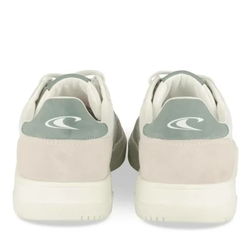 Baskets BLANC Homme Motif Uni Lacets