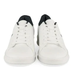 Baskets BLANC Homme Motif Uni Lacets