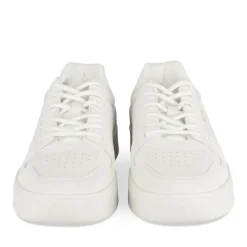 Baskets BLANC Homme Motif Uni Lacets