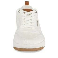 Baskets BLANC Homme Motif Uni Lacets