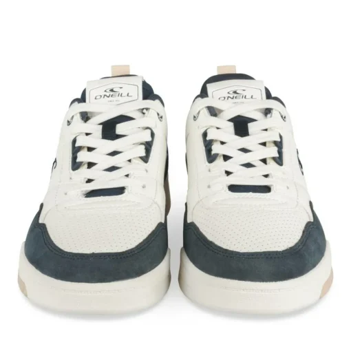 Baskets BLANC Homme Motif Uni Lacets