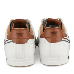 Baskets BLANC Homme Motif Uni Lacets