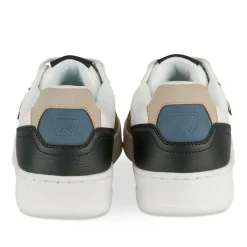 Baskets BLANC Homme Motif Uni Lacets