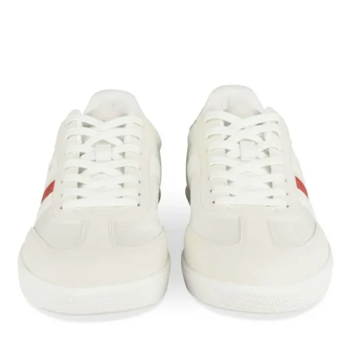 Baskets BLANC Homme Motif Uni Lacets