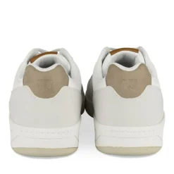 Baskets BLANC Homme Motif Uni A Enfiler
