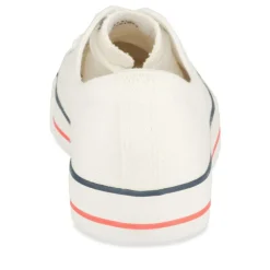 Baskets BLANC Homme Motif Uni Lacets