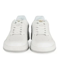 Baskets BLANC Homme Motif Uni Lacets