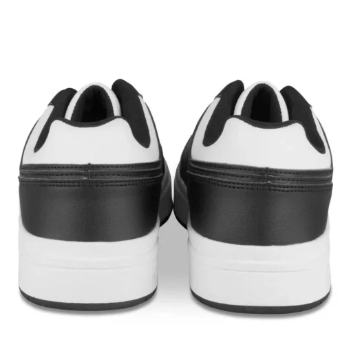 Baskets BLANC Homme Motif Uni Lacets
