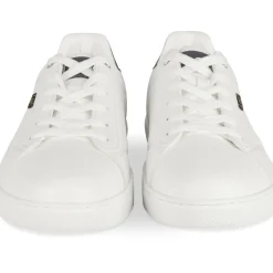 Baskets BLANC Homme Motif Uni Lacets