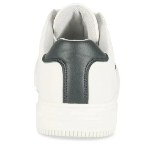 Baskets BLANC Homme Motif Uni Lacets