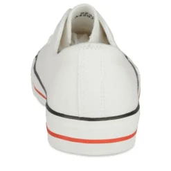 Baskets BLANC Homme Motif Uni Lacets