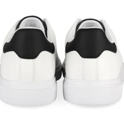Baskets BLANC Homme Motif Uni Lacets