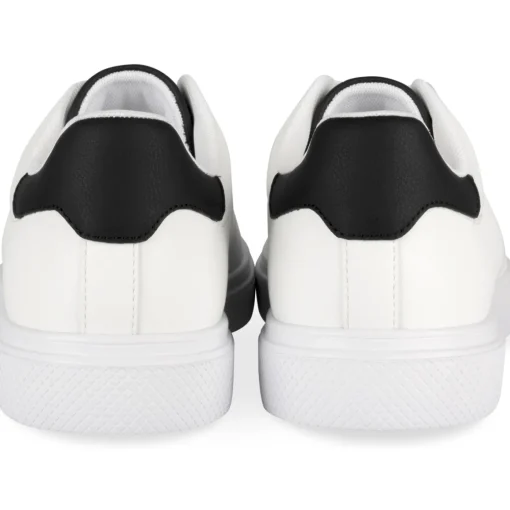 Baskets BLANC Homme Motif Uni Lacets
