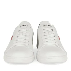 Baskets BLANC Homme Motif Uni A Enfiler