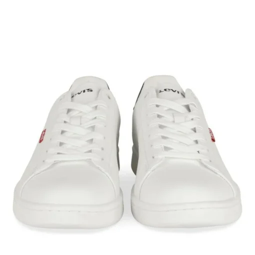Baskets BLANC Homme Motif Uni A Enfiler