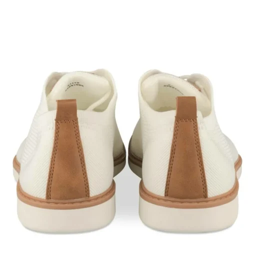 Baskets BLANC Homme Motif Uni Lacets