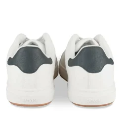 Baskets BLANC Homme Motif Uni A Enfiler