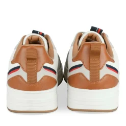 Baskets BLANC Homme Motif Uni Lacets