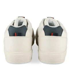 Baskets BLANC Homme Motif Uni Lacets