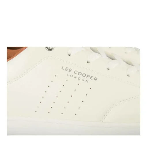 Baskets BLANC Homme Motif Uni A Enfiler