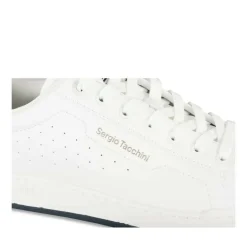 Baskets BLANC Homme Motif Uni Lacets