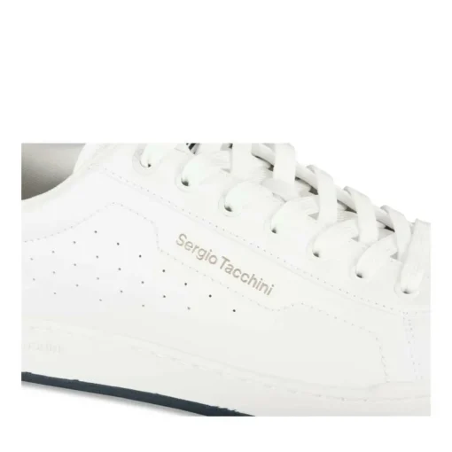 Baskets BLANC Homme Motif Uni Lacets