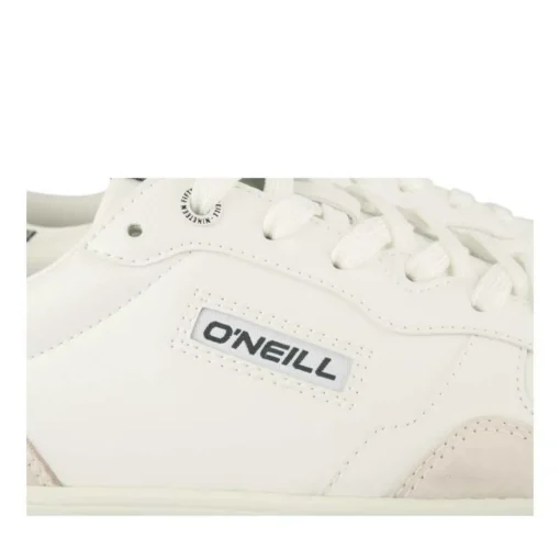 Baskets BLANC Homme Motif Uni Lacets