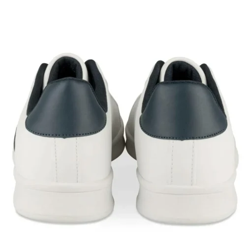 Baskets BLANC Homme Motif Uni Lacets
