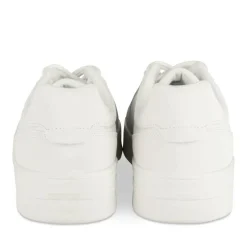 Baskets BLANC Homme Motif Uni Lacets