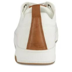 Baskets BLANC Homme Motif Uni Lacets