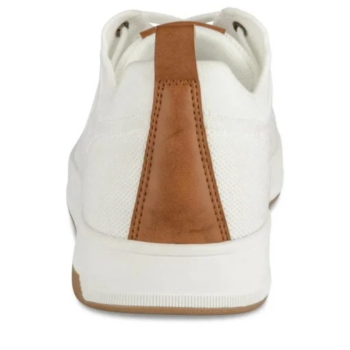Baskets BLANC Homme Motif Uni Lacets
