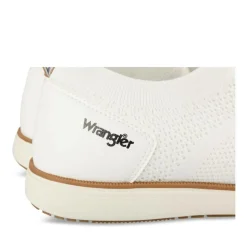 Baskets BLANC Homme Motif Uni Lacets