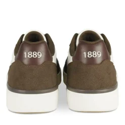 Baskets BLANC Homme Motif Uni Lacets