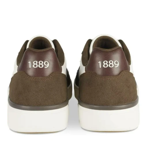 Baskets BLANC Homme Motif Uni Lacets