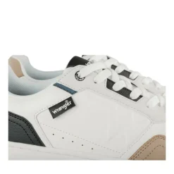 Baskets BLANC Homme Motif Uni Lacets