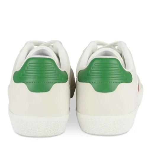 Baskets BLANC Homme Motif Uni Lacets