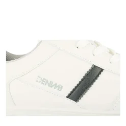 Baskets BLANC Homme Motif Uni Lacets
