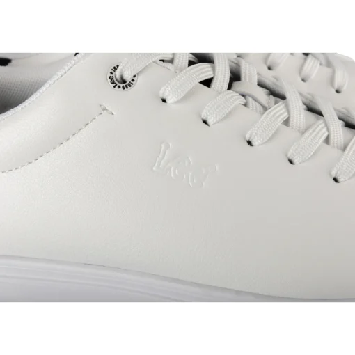 Baskets BLANC Homme Motif Uni Lacets