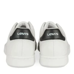 Baskets BLANC Homme Motif Uni A Enfiler